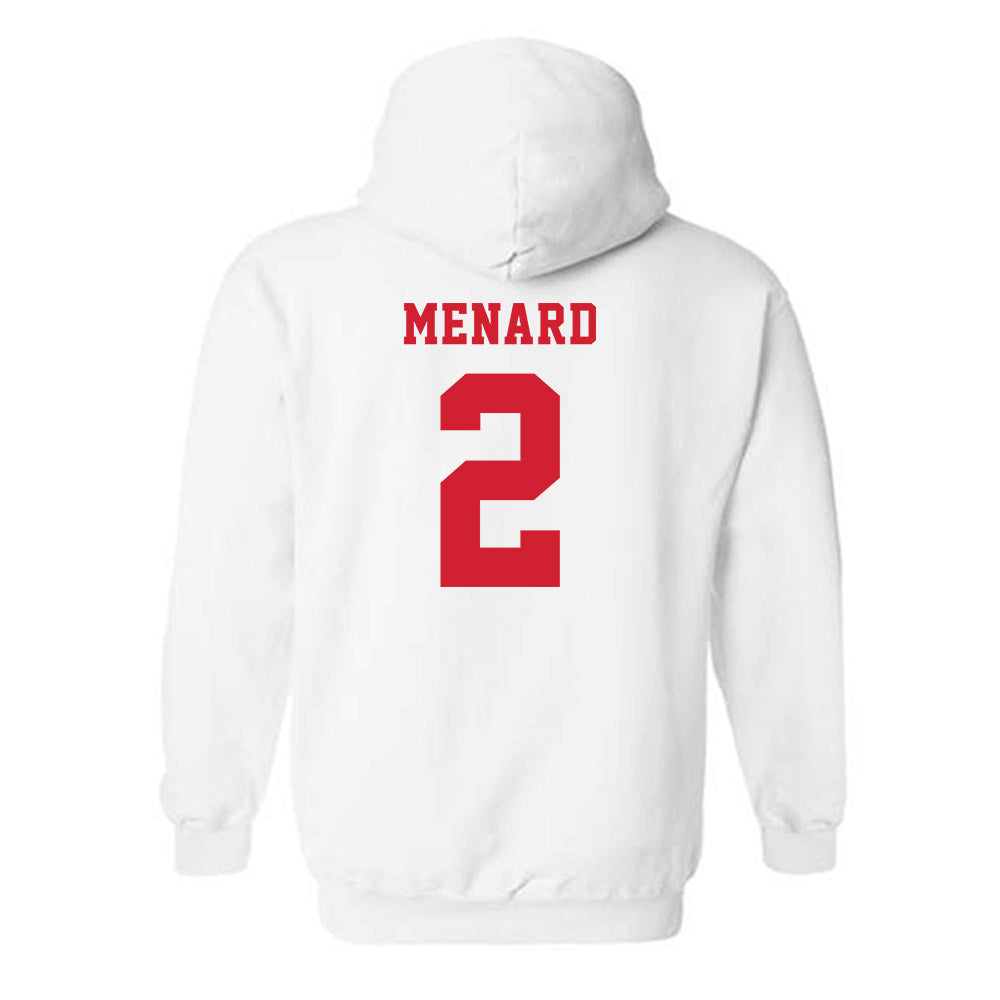 Marist - NCAA Men's Basketball : Justin Menard - Classic Shersey Hooded Sweatshirt-1