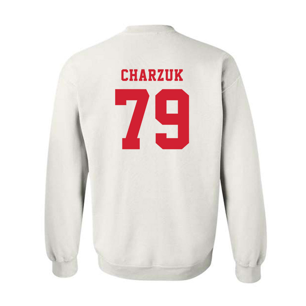 Marist - NCAA Football : Dixon Charzuk - Classic Shersey Crewneck Sweatshirt-1