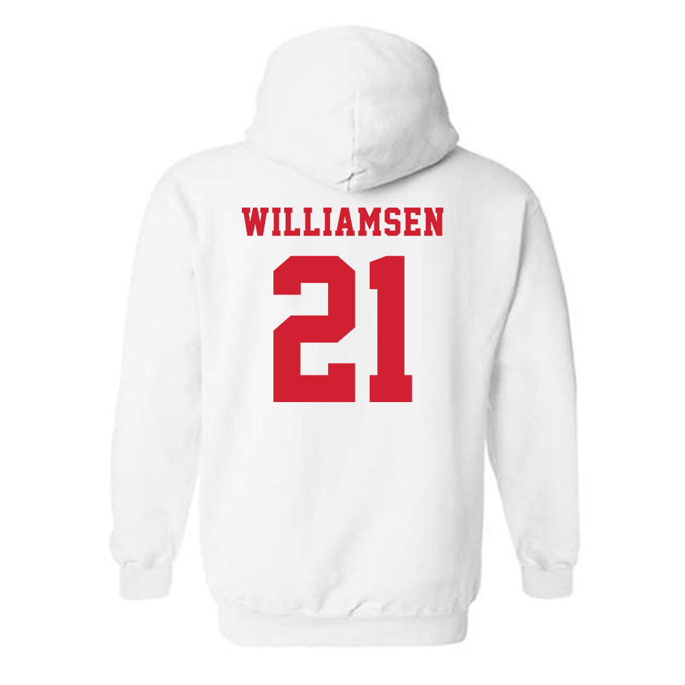 Marist - NCAA Women's Basketball : Danielle Williamsen - Classic Shersey Hooded Sweatshirt-1