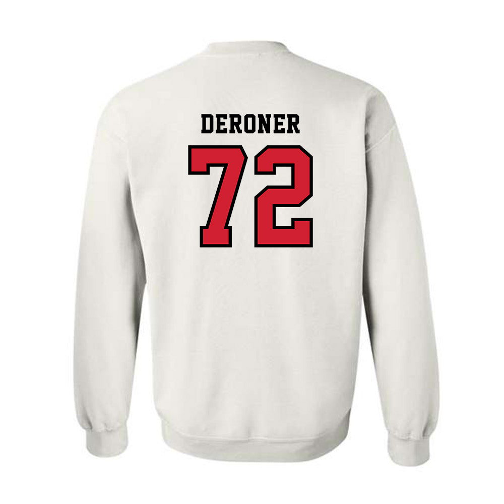 Marist - NCAA Football : Carson DeRoner - Classic Shersey Crewneck Sweatshirt-1