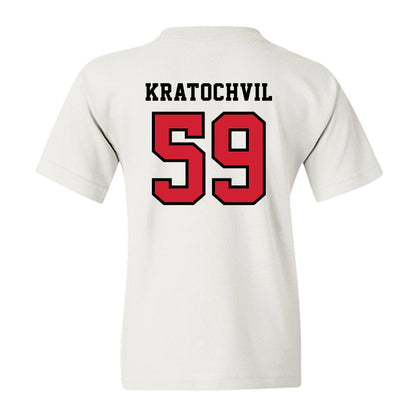 Marist - NCAA Football : James Kratochvil - Classic Shersey Youth T-Shirt-1
