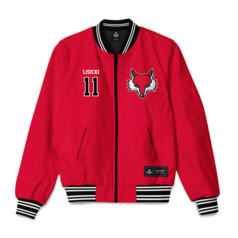 Marist - NCAA Football : Jake Lisicki - Bomber Jacket-0