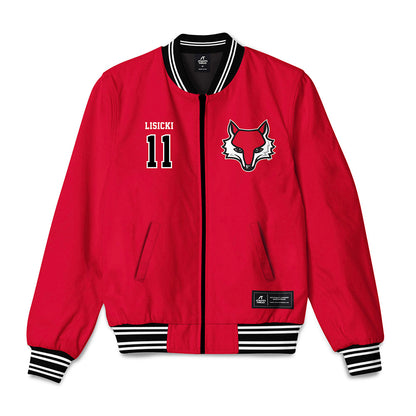 Marist - NCAA Football : Jake Lisicki - Bomber Jacket-0