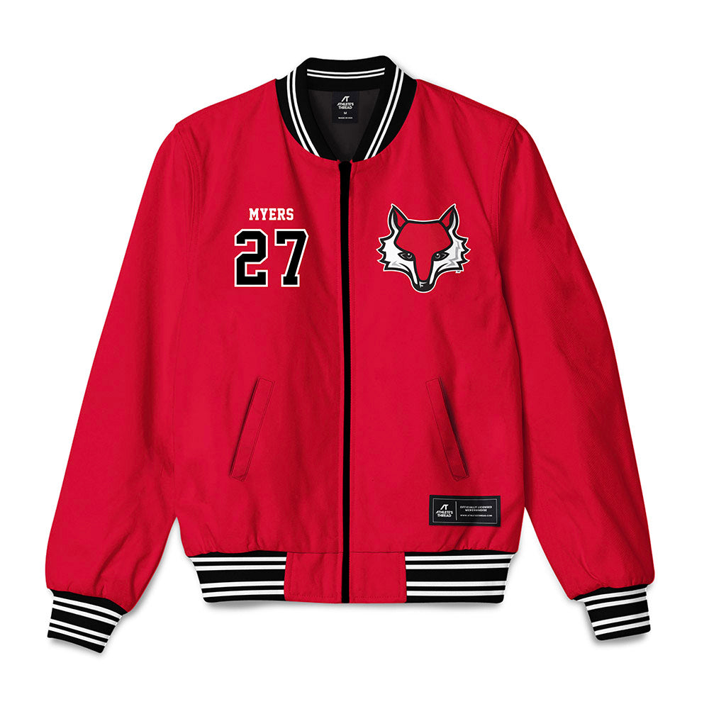 Marist - NCAA Football : Stephen Myers - Bomber Jacket-0
