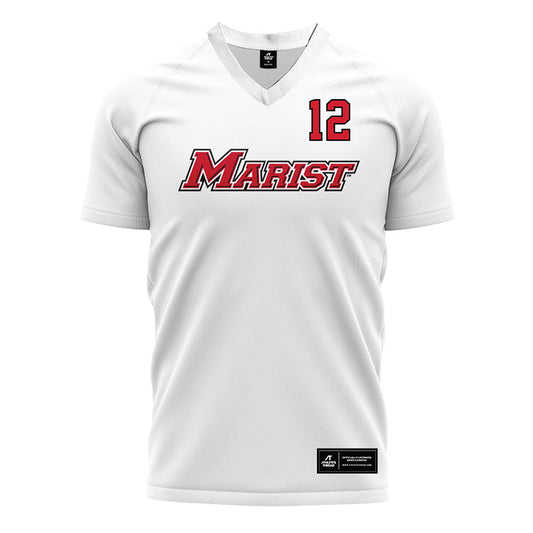 Marist - NCAA Women's Soccer : Ariana Mullin - White Soccer Jersey-0