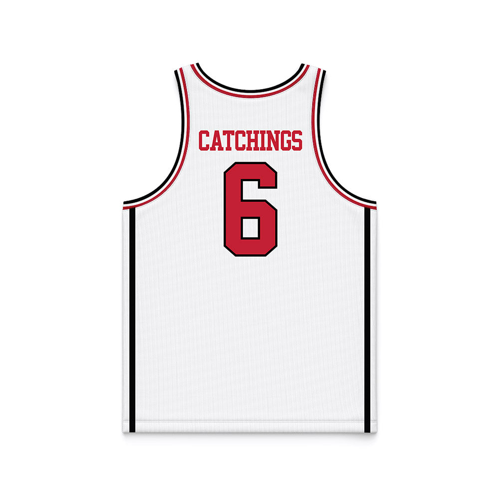 Georgia - NCAA Men's Basketball : Kanon Catchings - White Basketball Jersey-1