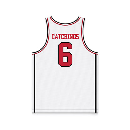 Georgia - NCAA Men's Basketball : Kanon Catchings - White Basketball Jersey-1