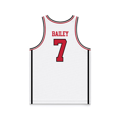 Georgia - NCAA Men's Basketball : Justin Bailey - White Basketball Jersey-1