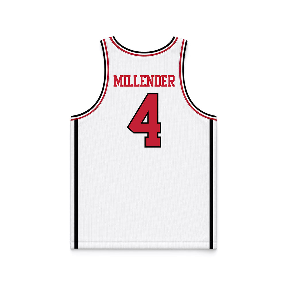 Georgia - NCAA Men's Basketball : Marcus Millender - White Basketball Jersey-1