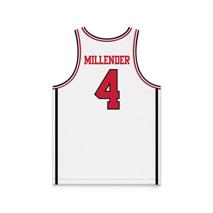 Georgia - NCAA Men's Basketball : Marcus Millender - White Basketball Jersey-1