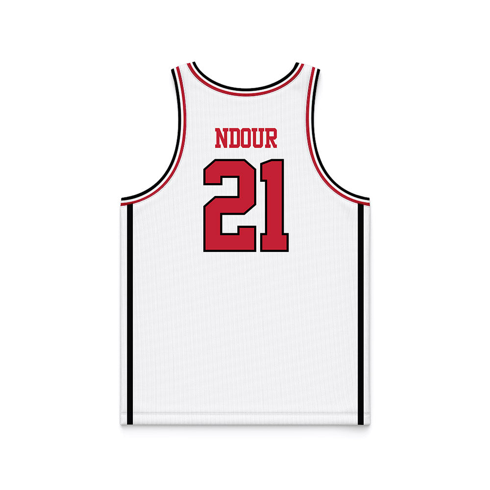 Georgia - NCAA Women's Basketball : Aicha Ndour - White Basketball Jersey-1