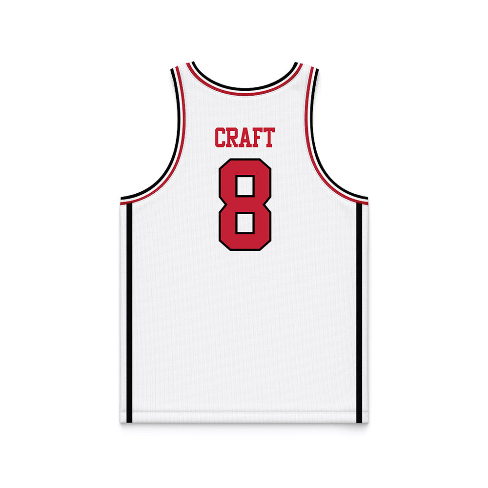 Georgia - NCAA Women's Basketball : Zhen Craft - White Basketball Jersey-1