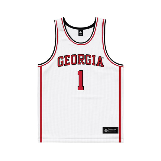 Georgia - NCAA Women's Basketball : Jocelyn Faison - White Basketball Jersey-0