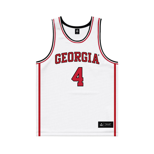 Georgia - NCAA Men's Basketball : Marcus Millender - White Basketball Jersey-0