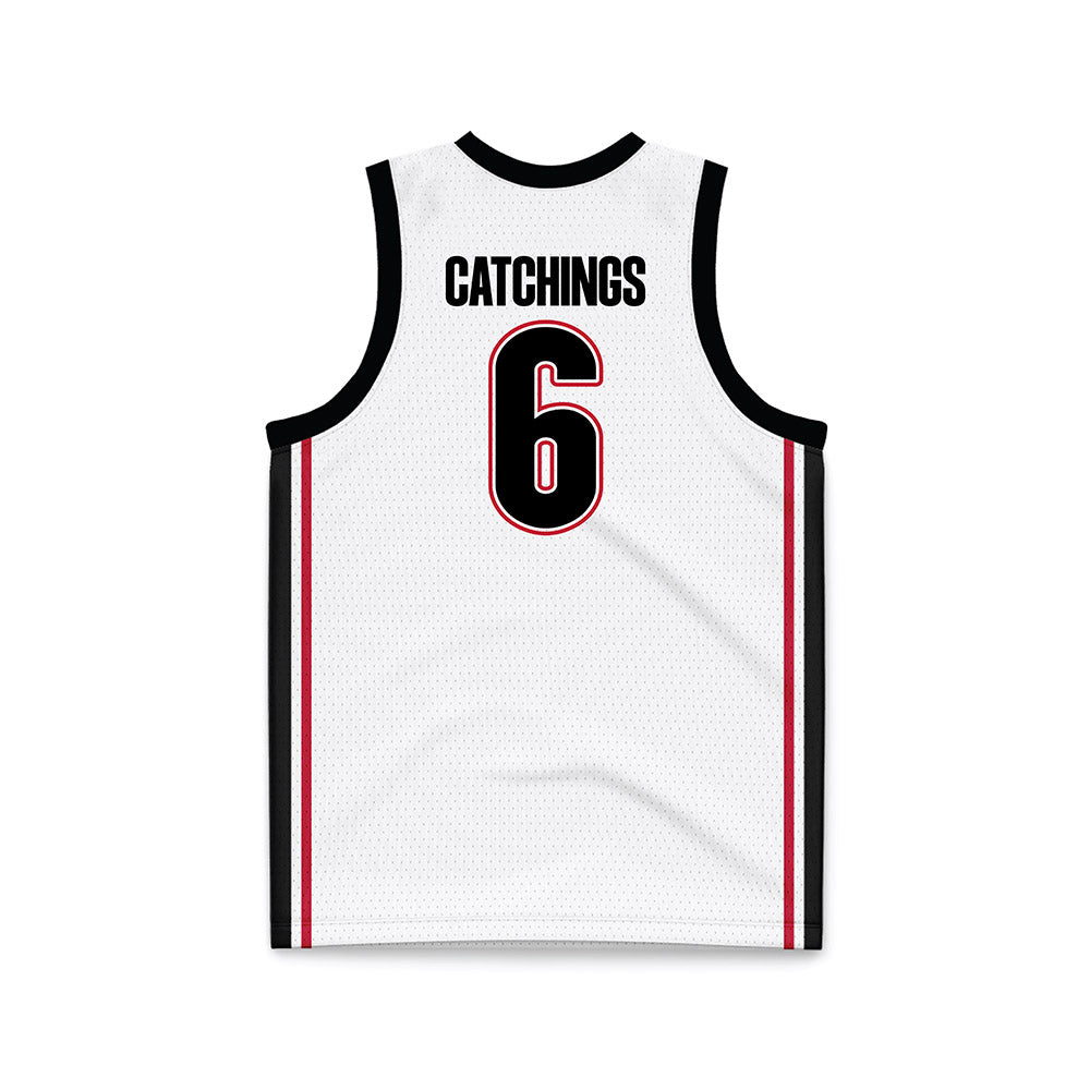 Georgia - NCAA Men's Basketball : Kanon Catchings - White Basketball Jersey-1