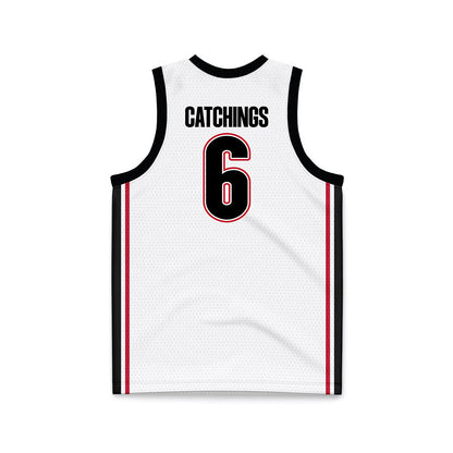 Georgia - NCAA Men's Basketball : Kanon Catchings - White Basketball Jersey-1