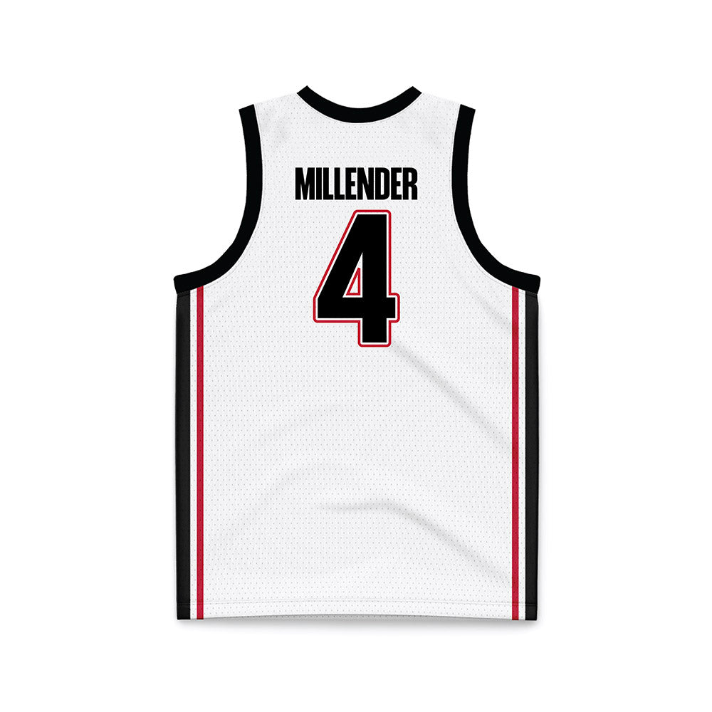 Georgia - NCAA Men's Basketball : Marcus Millender - White Basketball Jersey-1