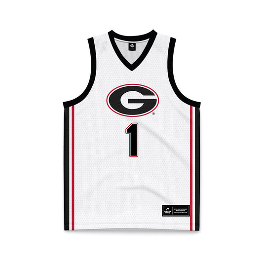 Georgia - NCAA Women's Basketball : Jocelyn Faison - White Basketball Jersey-0