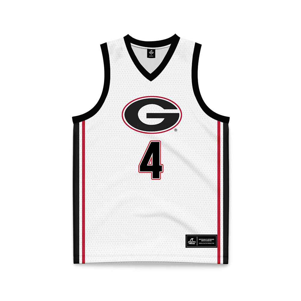 Georgia - NCAA Women's Basketball : Miyah Verse - White Basketball Jersey-0
