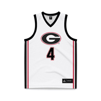 Georgia - NCAA Women's Basketball : Miyah Verse - White Basketball Jersey-0
