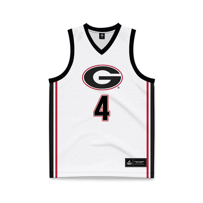 Georgia - NCAA Men's Basketball : Marcus Millender - White Basketball Jersey-0