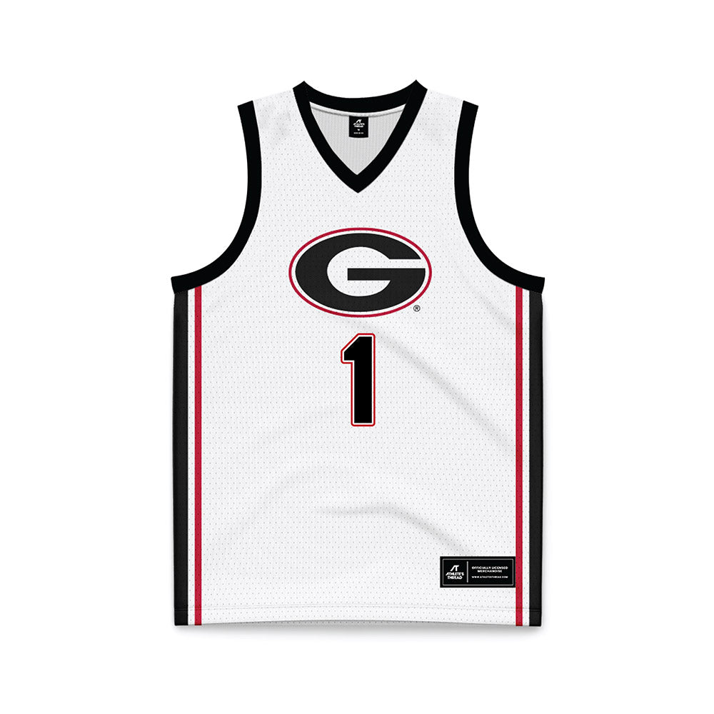 Georgia - NCAA Women's Basketball : Jocelyn Faison - White Basketball Jersey-0