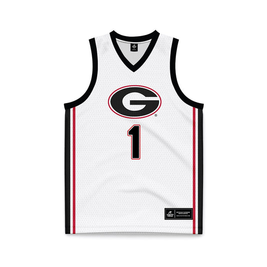 Georgia - NCAA Women's Basketball : Jocelyn Faison - White Basketball Jersey-0