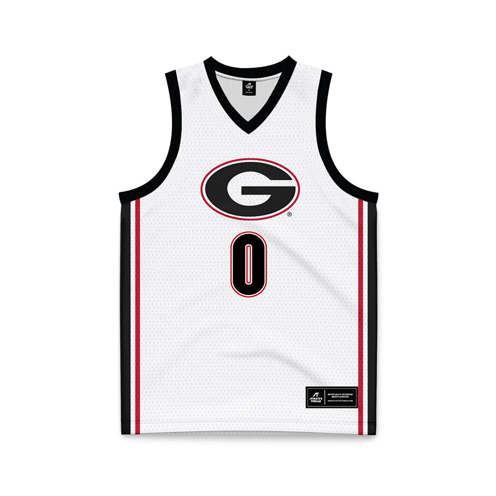 Georgia - NCAA Women's Basketball : Trinity Turner - White Basketball Jersey-0