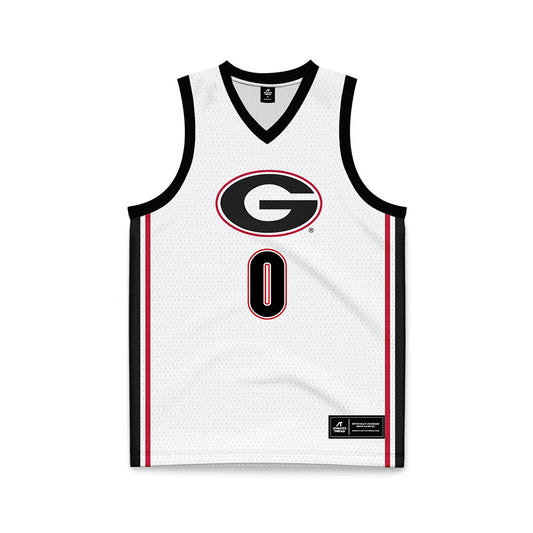 Georgia - NCAA Women's Basketball : Trinity Turner - White Basketball Jersey-0