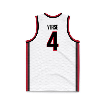 Georgia - NCAA Women's Basketball : Miyah Verse - White Basketball Jersey-1
