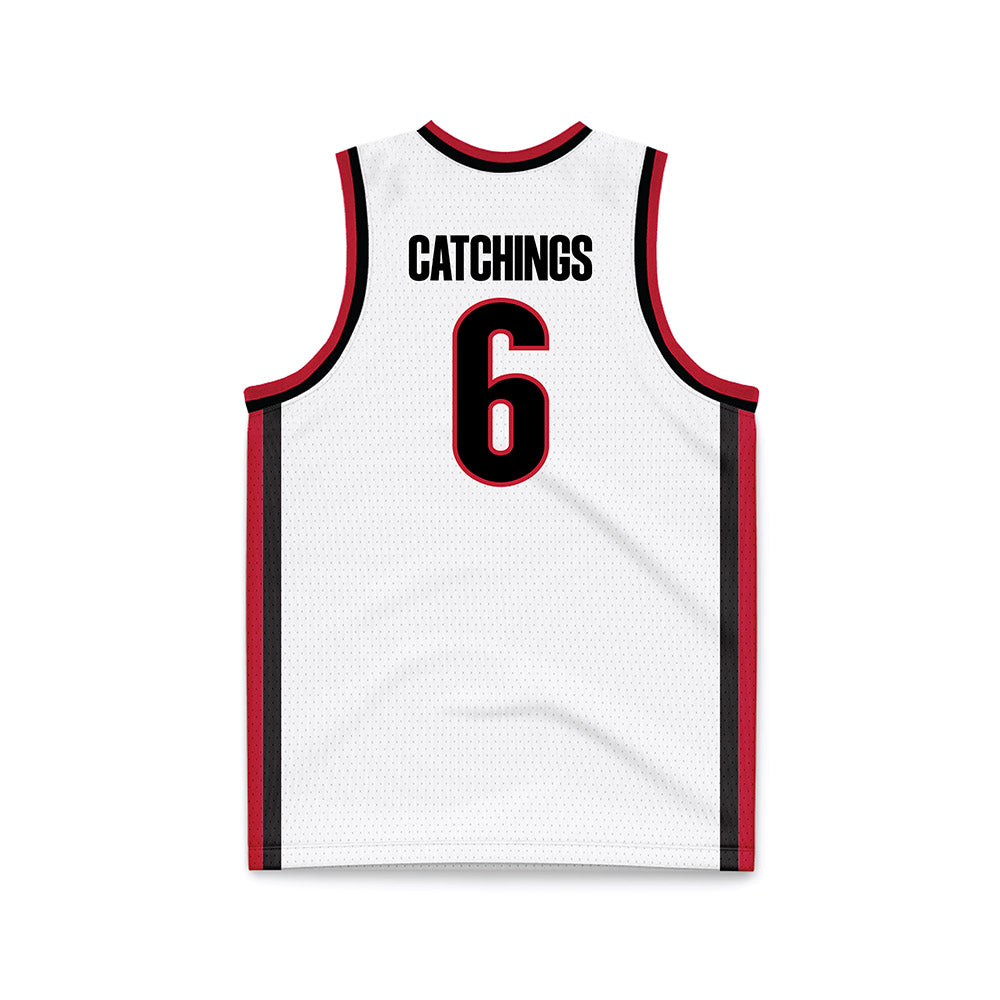 Georgia - NCAA Men's Basketball : Kanon Catchings - White Basketball Jersey-1
