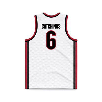 Georgia - NCAA Men's Basketball : Kanon Catchings - White Basketball Jersey-1