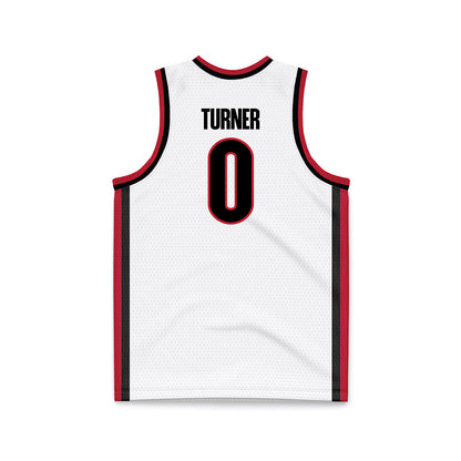 Georgia - NCAA Women's Basketball : Trinity Turner - White Basketball Jersey-1