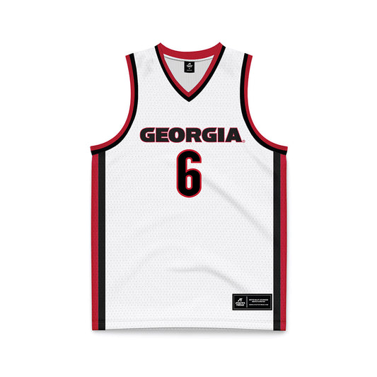 Georgia - NCAA Men's Basketball : Kanon Catchings - White Basketball Jersey-0