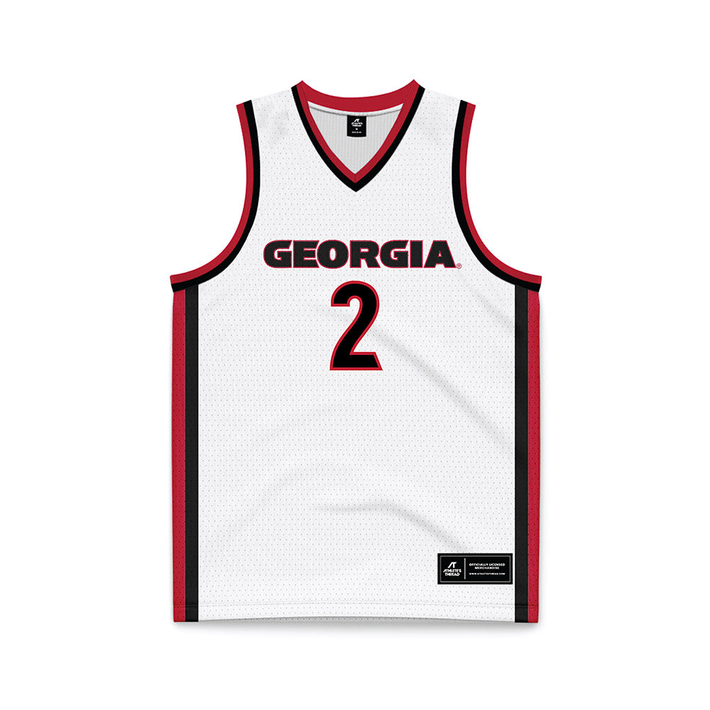 Georgia - NCAA Women's Basketball : Harmonie Ware - White Basketball Jersey-0