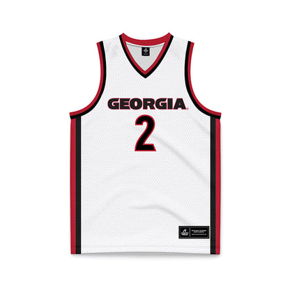 Georgia - NCAA Women's Basketball : Harmonie Ware - White Basketball Jersey-0