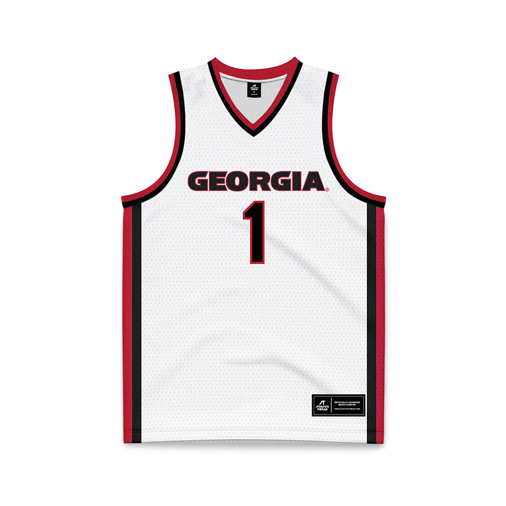Georgia - NCAA Women's Basketball : Jocelyn Faison - White Basketball Jersey-0