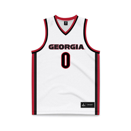 Georgia - NCAA Women's Basketball : Trinity Turner - White Basketball Jersey-0