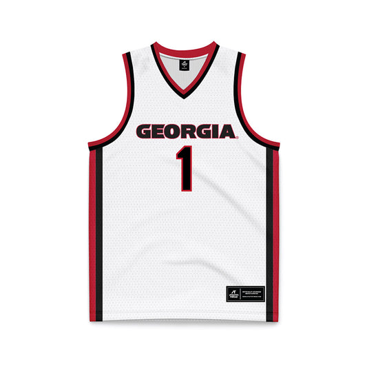 Georgia - NCAA Women's Basketball : Jocelyn Faison - White Basketball Jersey-0