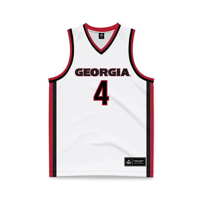 Georgia - NCAA Men's Basketball : Marcus Millender - White Basketball Jersey-0