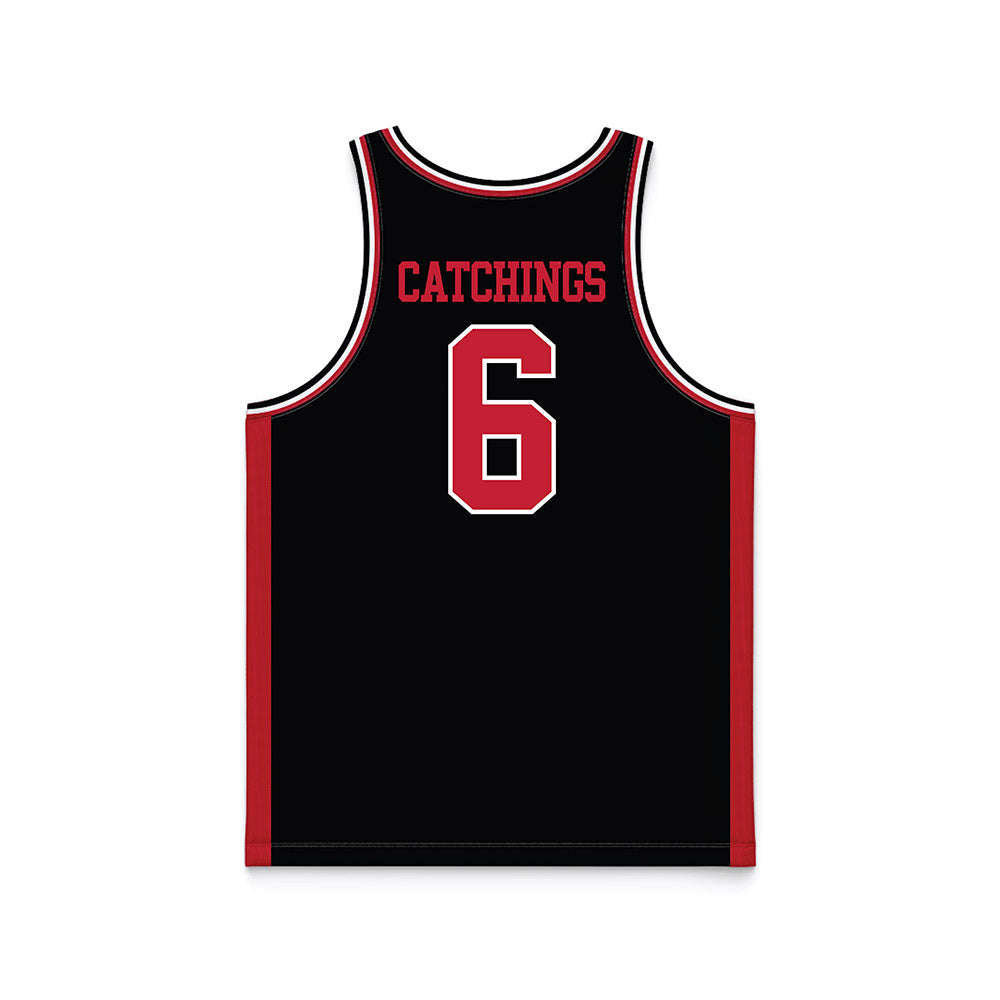 Georgia - NCAA Men's Basketball : Kanon Catchings - Black Basketball Jersey-1