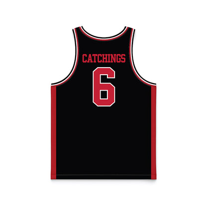 Georgia - NCAA Men's Basketball : Kanon Catchings - Black Basketball Jersey-1