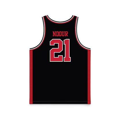 Georgia - NCAA Women's Basketball : Aicha Ndour - Black Basketball Jersey-1
