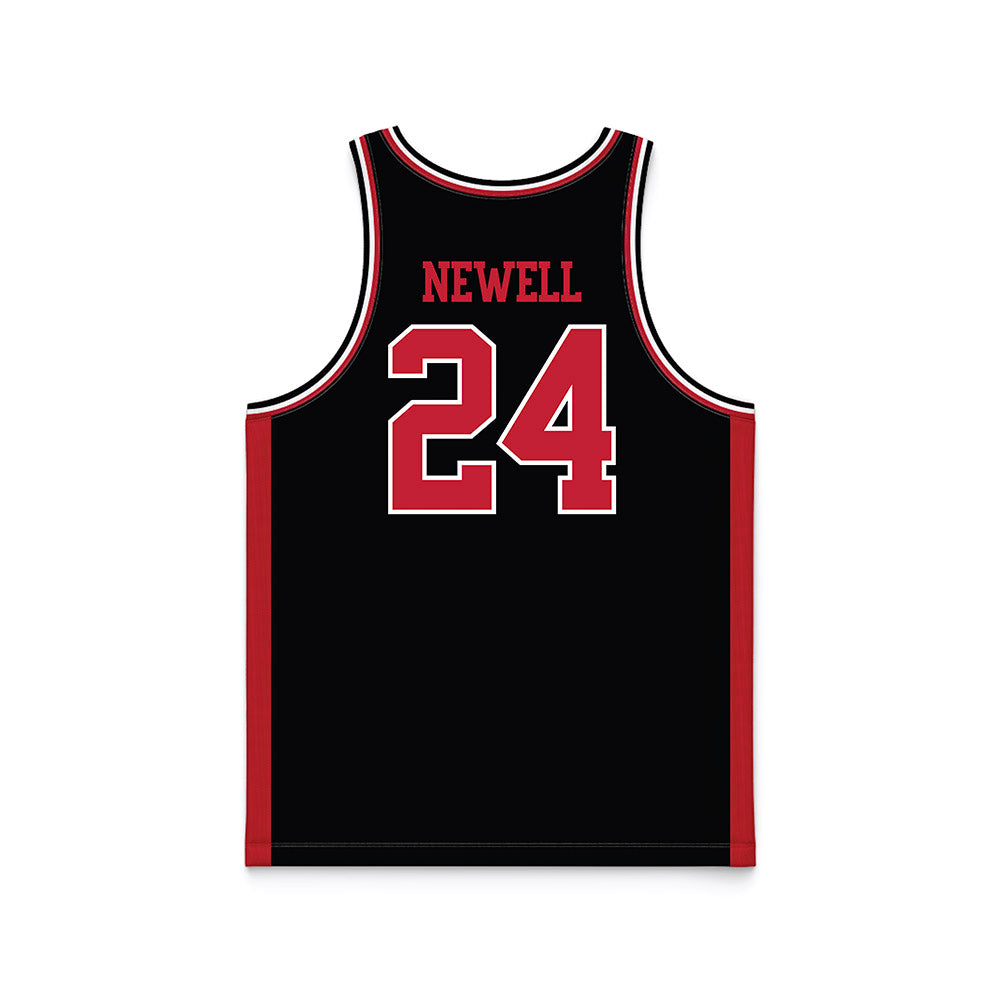 Georgia - NCAA Men's Basketball : Jaden Newell - Black Basketball Jersey-1