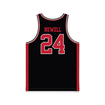 Georgia - NCAA Men's Basketball : Jaden Newell - Black Basketball Jersey-1