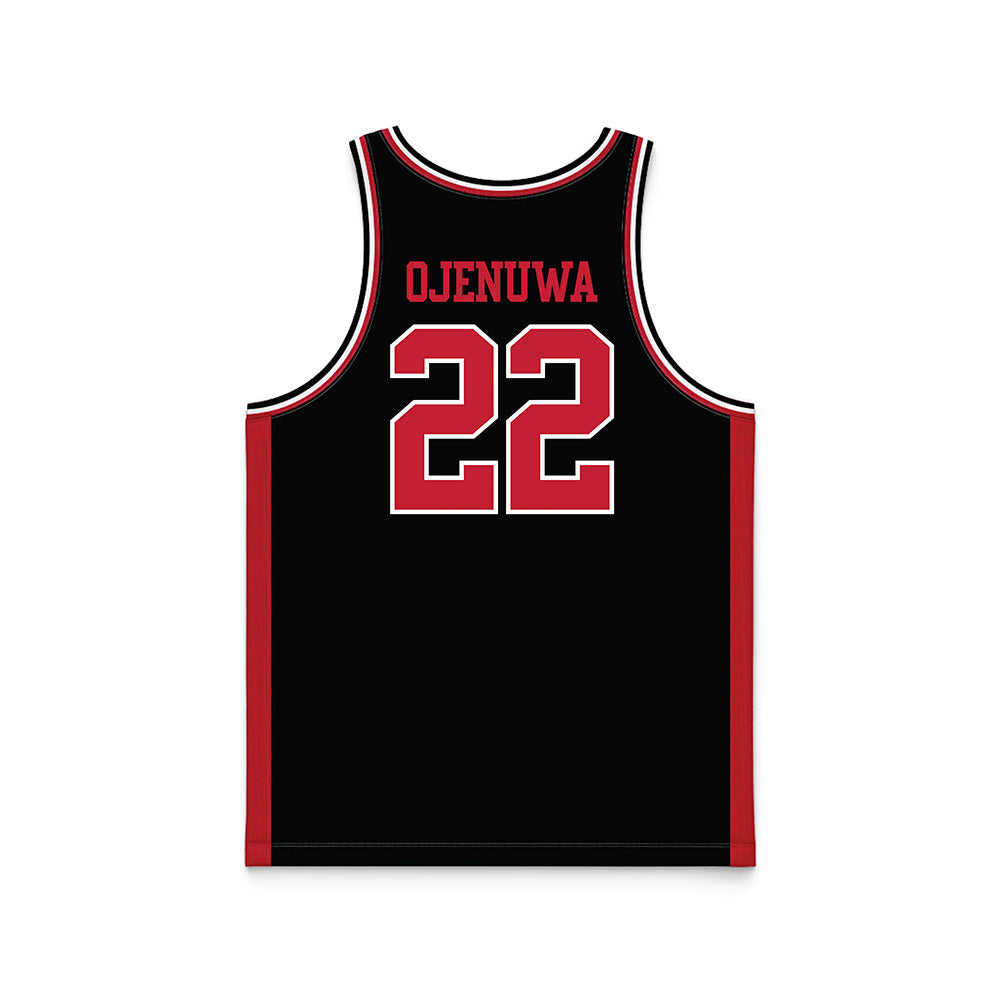 Georgia - NCAA Women's Basketball : Vera Ojenuwa - Black Basketball Jersey-1