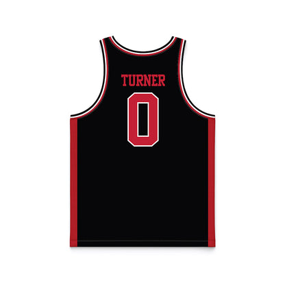 Georgia - NCAA Women's Basketball : Trinity Turner - Black Basketball Jersey-1