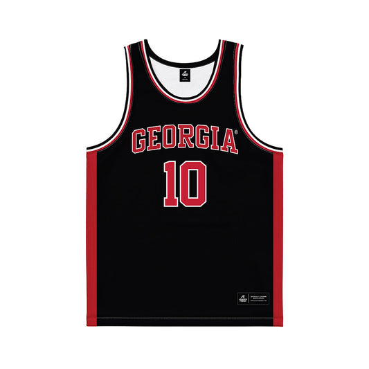 Georgia - NCAA Women's Basketball : Aubrey Beckham - Black Basketball Jersey-0