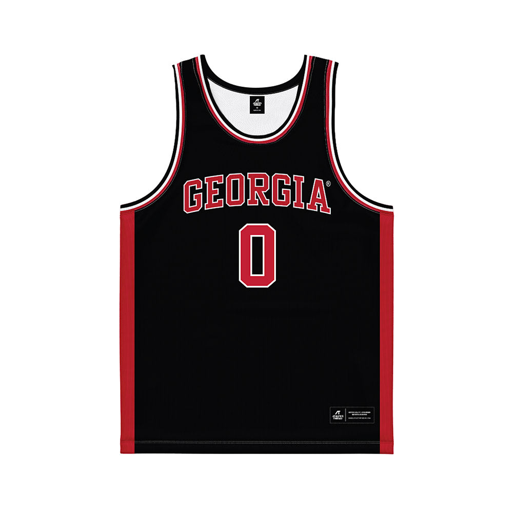 Georgia - NCAA Women's Basketball : Trinity Turner - Black Basketball Jersey-0