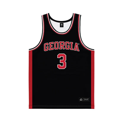 Georgia - NCAA Men's Basketball : Jordan Ross - Black Basketball Jersey-0